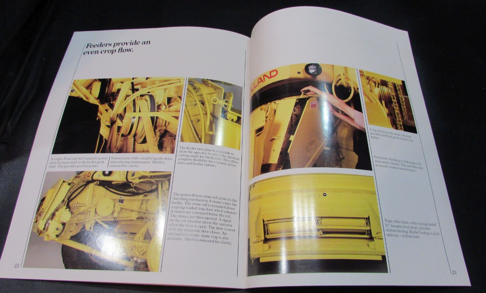 New 1988 Ford New Holland Versatile Twin Rotor Combine Windrow TR 86-96 Booklet