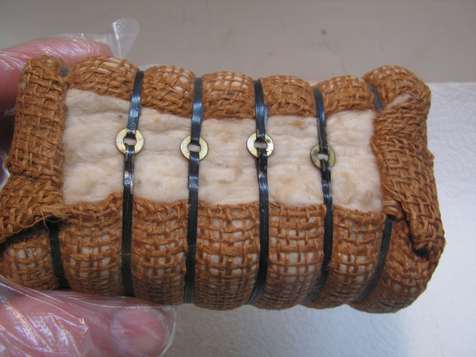 Vintage Cotton Bale Souvenir From EGYPT Per Habitat Center – Small Miniature
