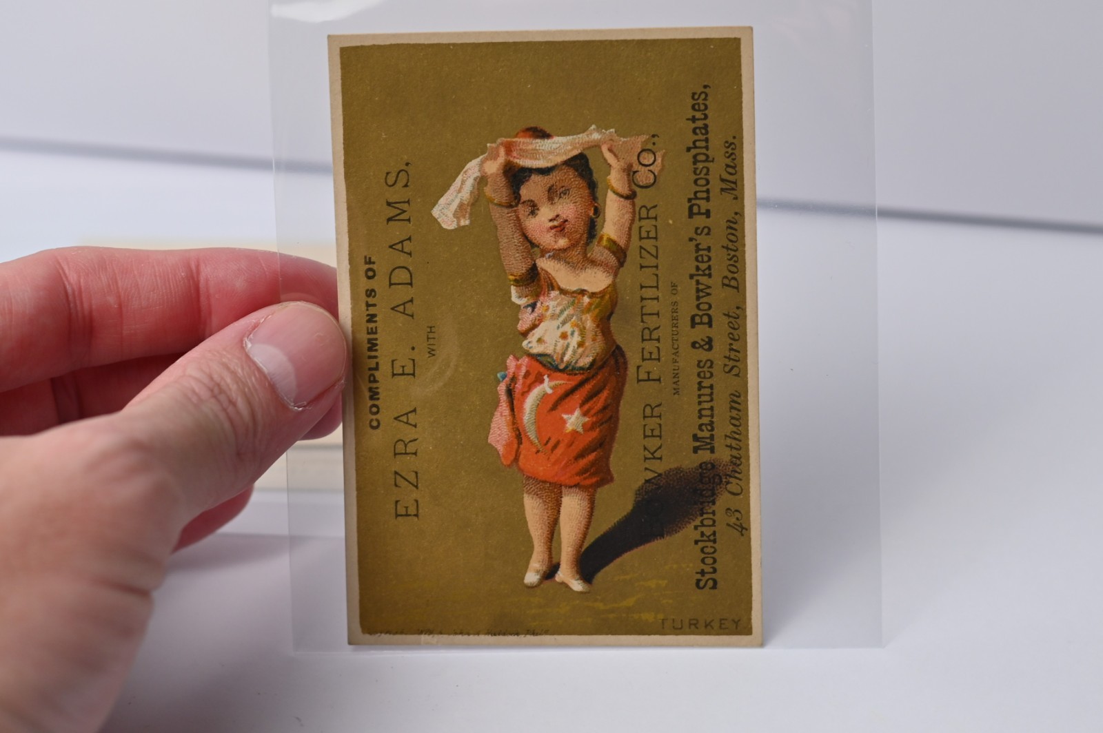Bowker Fertilizer Co Boston Mass Trade Card Lot of 4