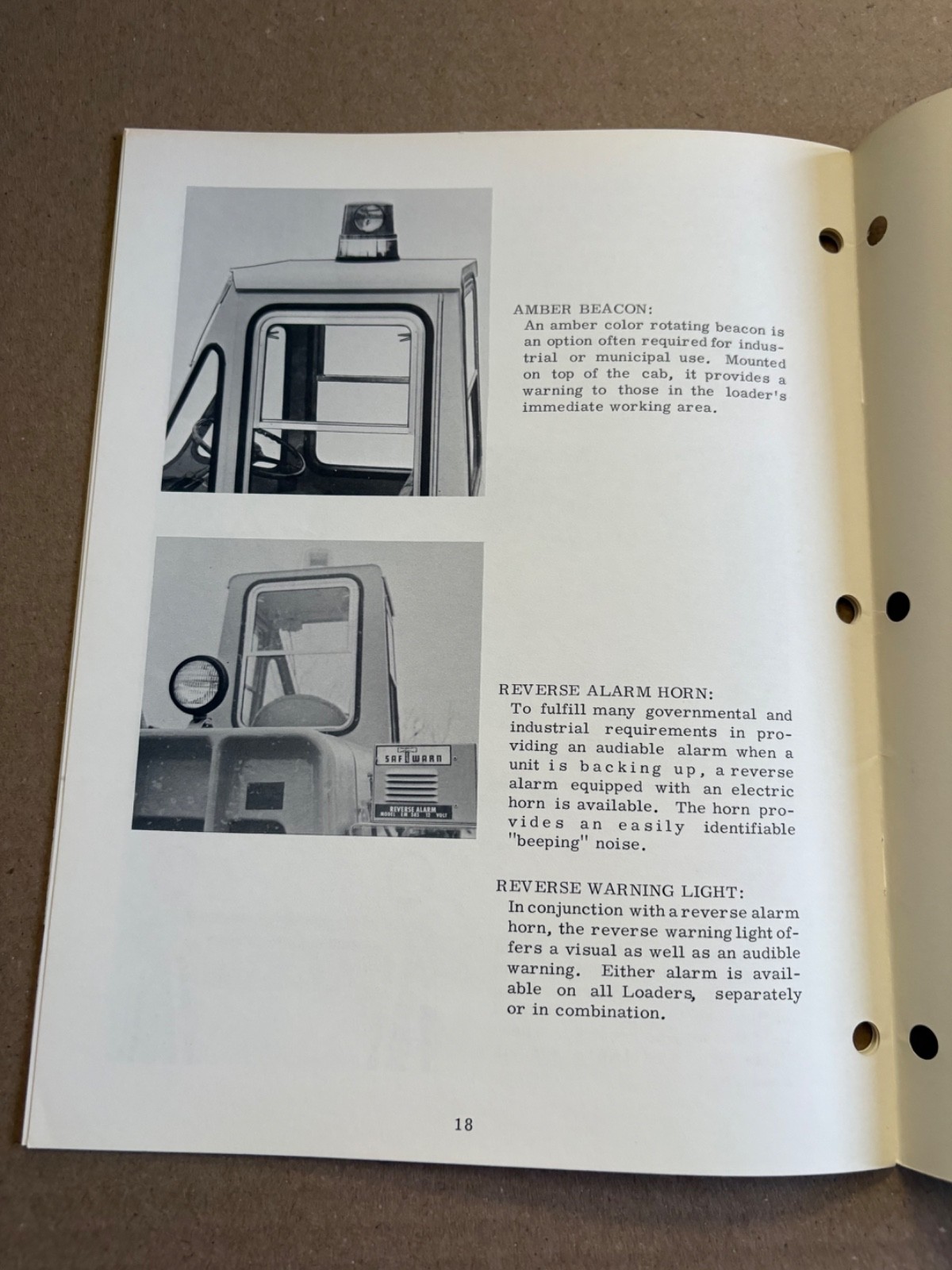 Original Terex Loader Attachments & Options Catalog Sales Brochure