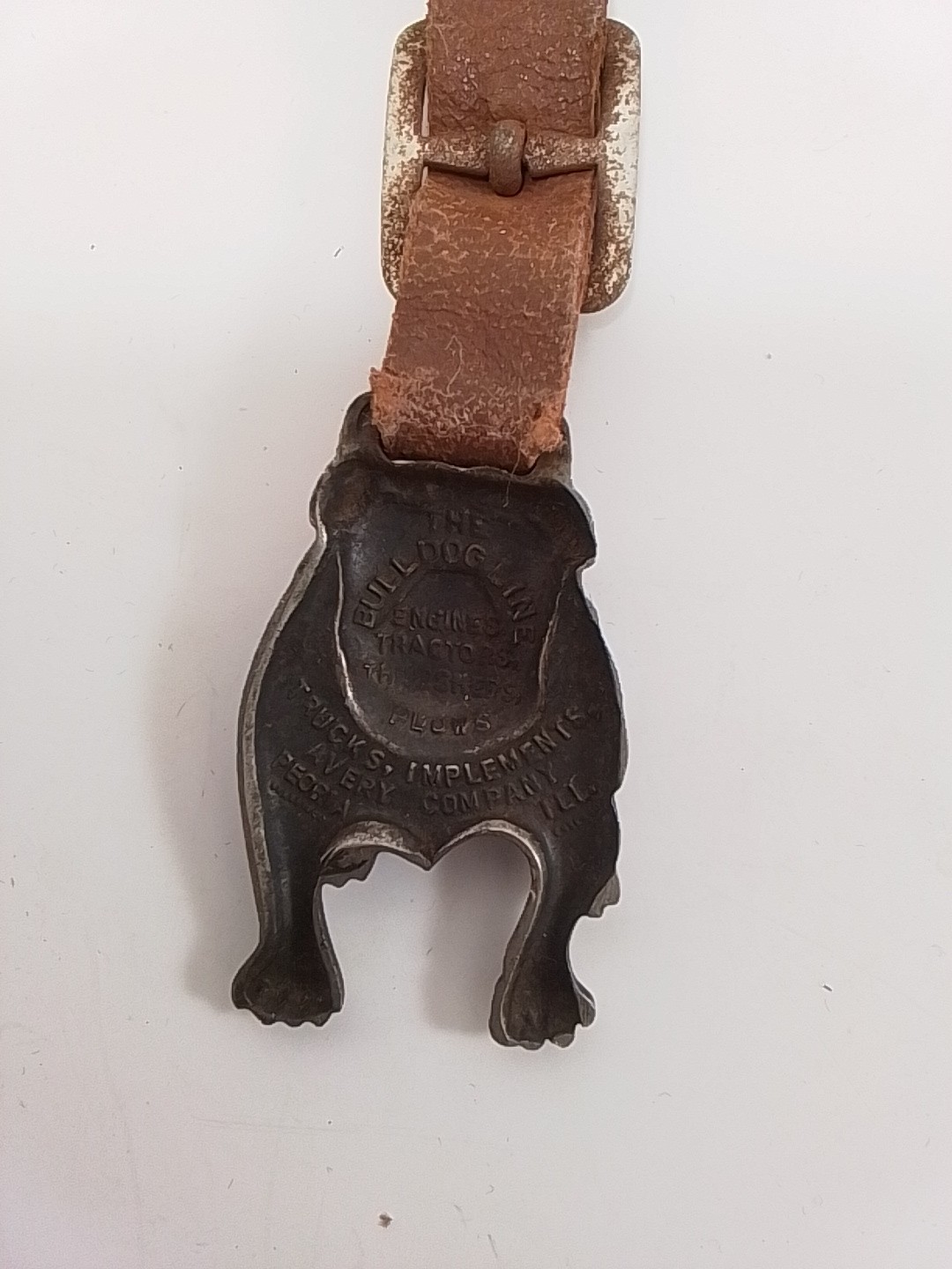 Bulldog Line Watch Fob Truck, Implements Avery Co.