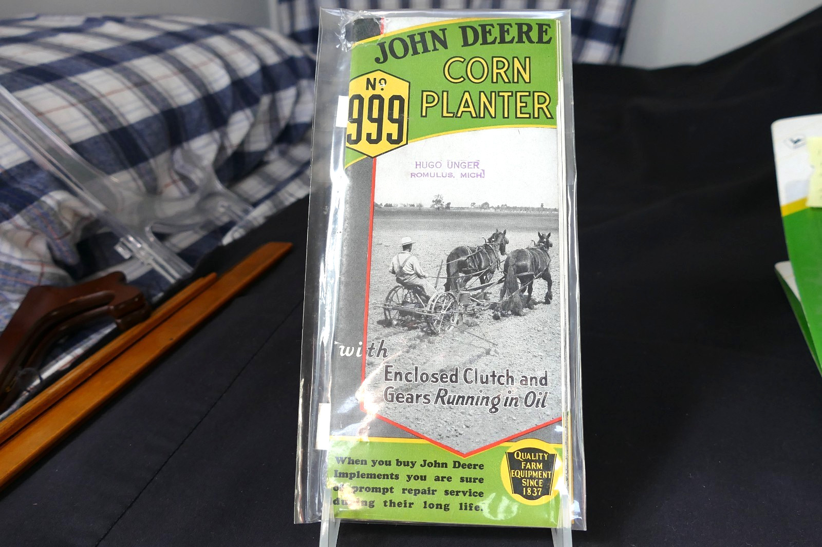 Genuine Circa 1937 John Deere No. 999 Corn Planter Planting Brochure Guide