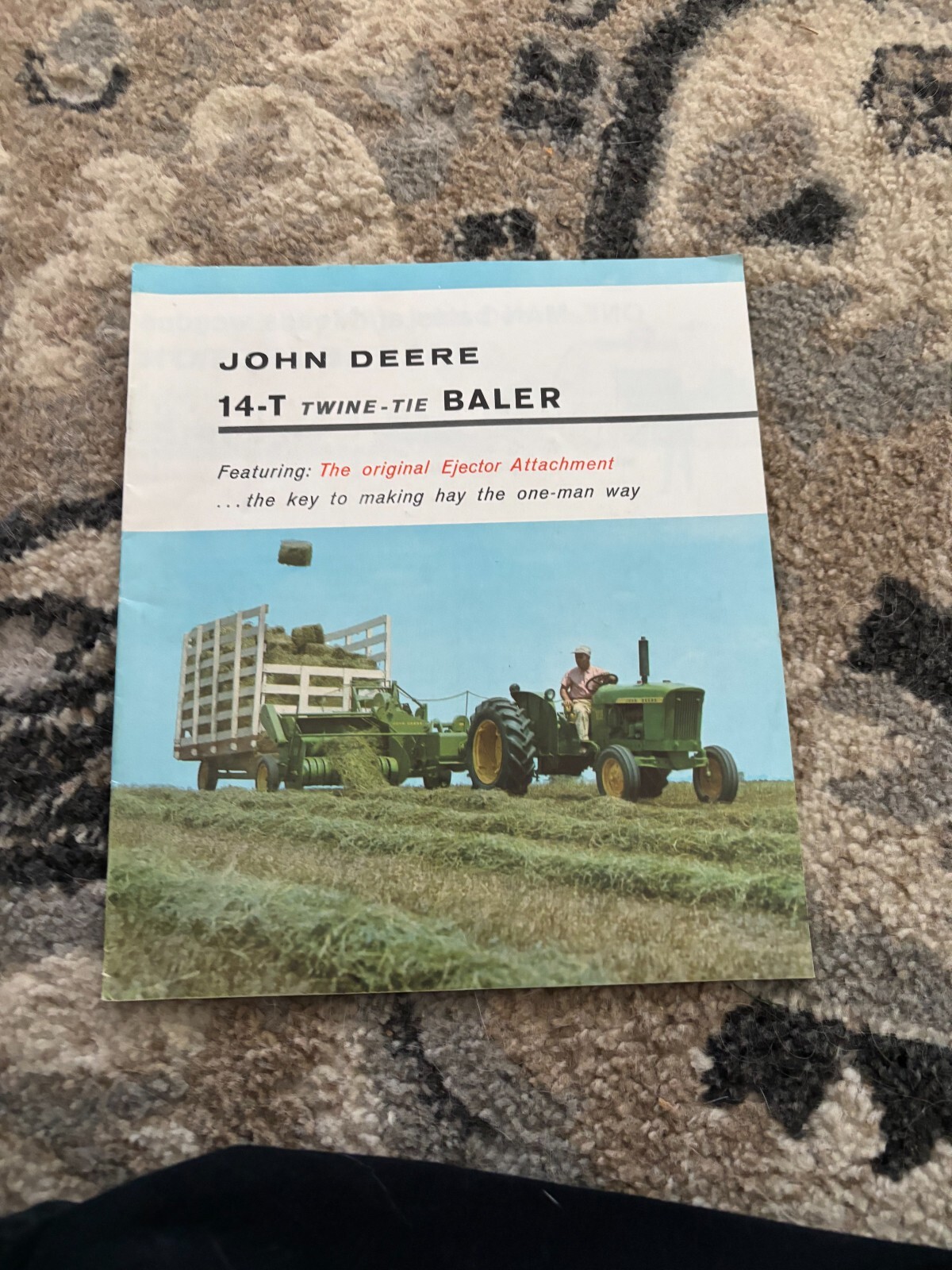 John Deere 14-T Baler For 1960 Brochure FCCA25