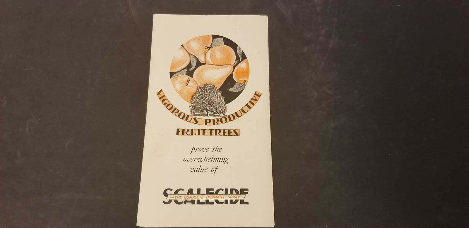 1930-40s Scalecide Dormant Spray Pamphlet For May Hdwe Co Caledonia Ohio EUC