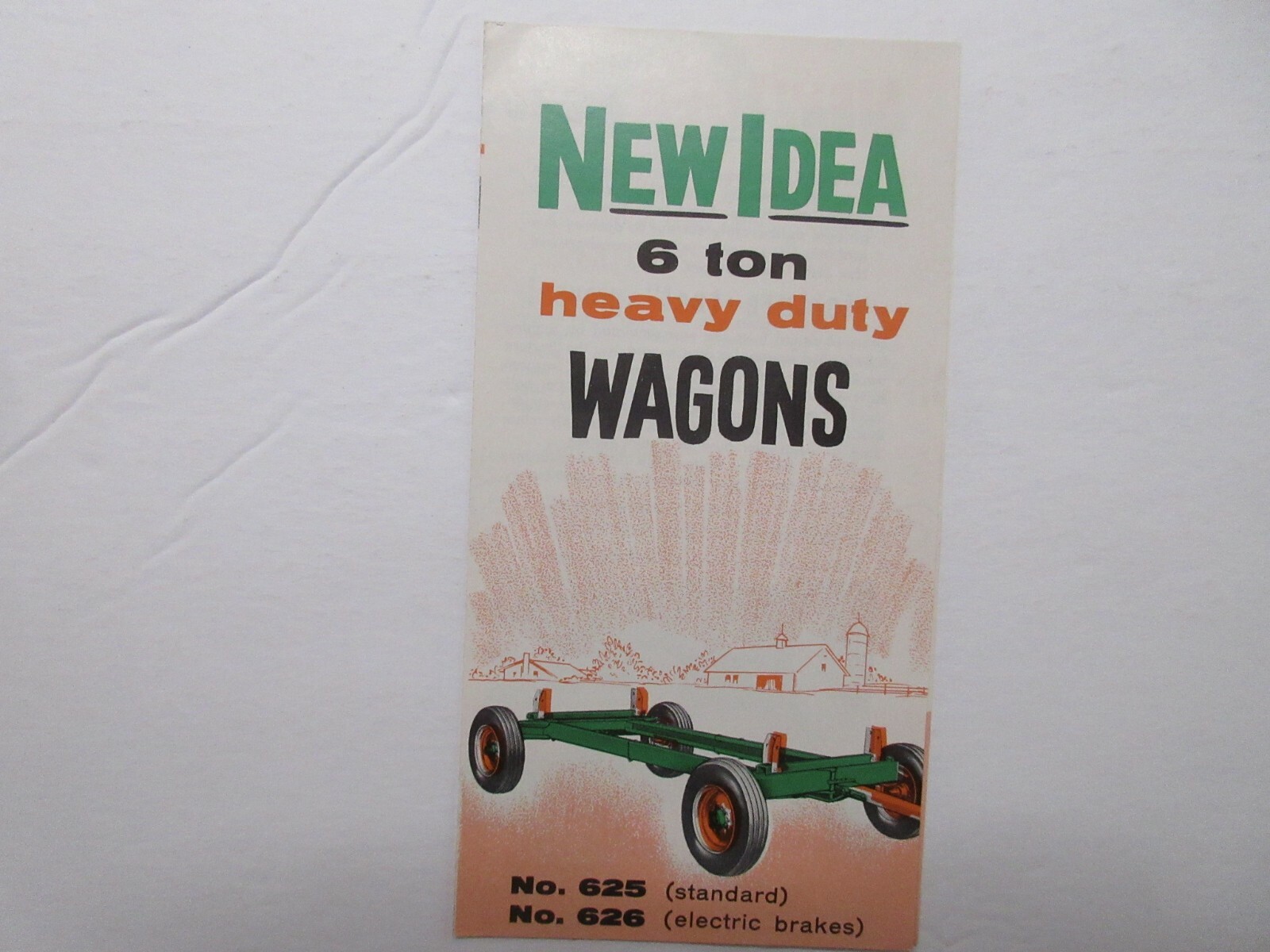Very Nice New Idea Wagons Pocket Brochure Sales Brochure 1958 4 Page