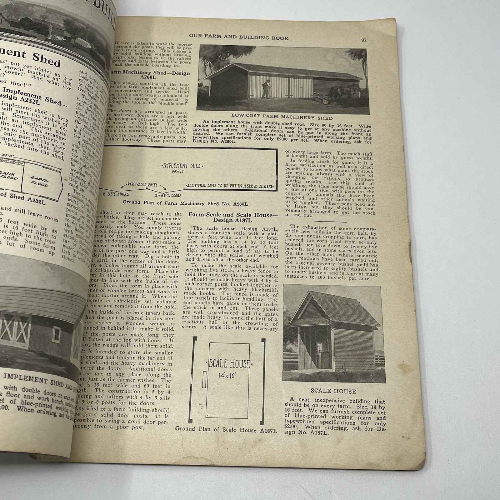 1920&rsquo;s Blueprint Plans Catalog Barns Homes Farm Dairy Cattle Horse Hogs Orchard