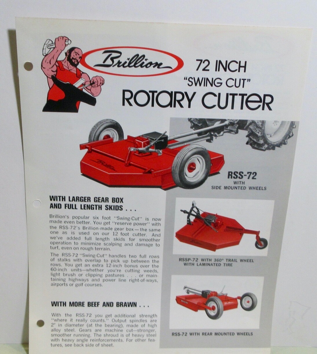 Brillion Iron Works Rotary Cutters & Flail Shredders Brochures