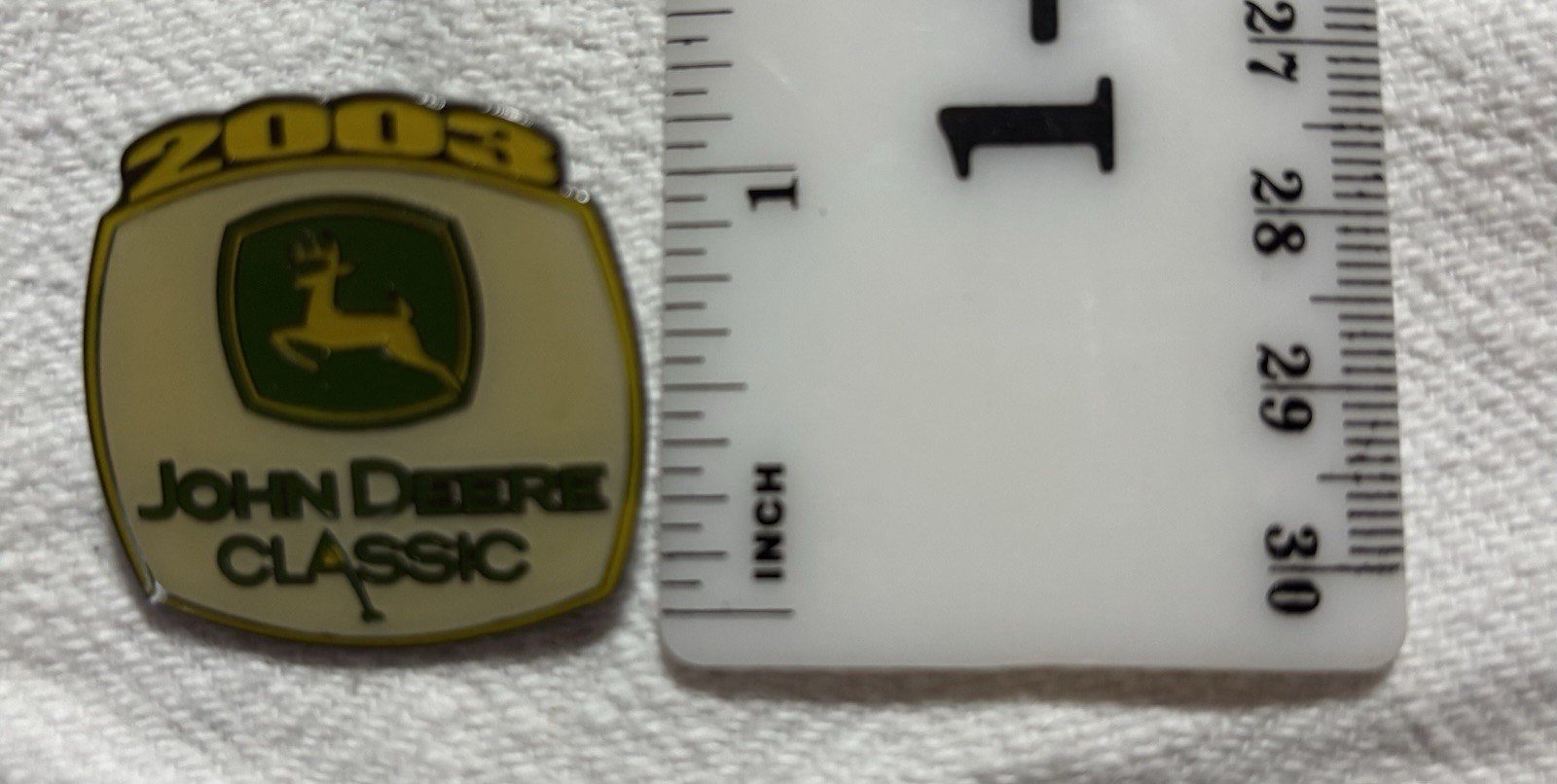John Deere Theme vintage Lapel Pins. 2 Sets of 5 different. Lot Of 10 Total Pins