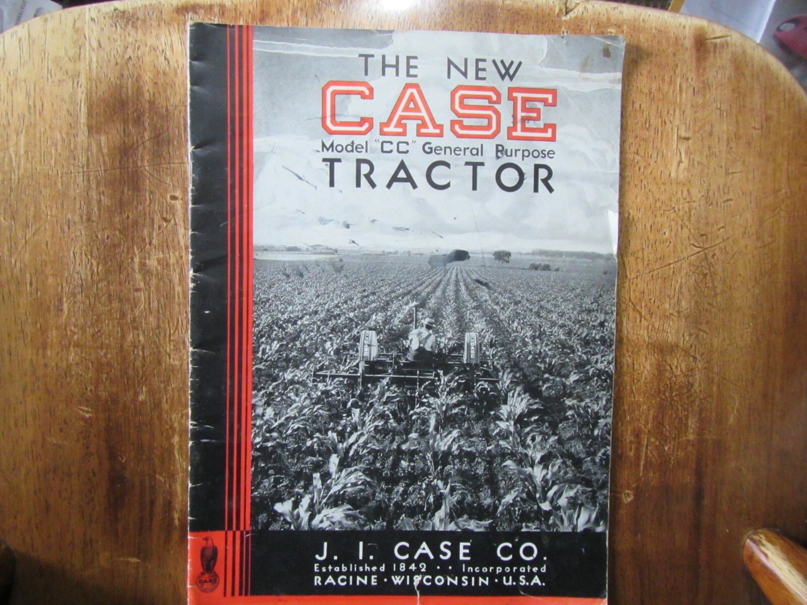 ORIGINAL VINTAGE CASE TRACTOR MODEL C C BROCHURE NICE