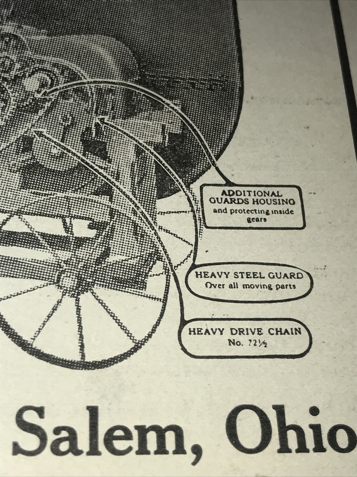 1916 Silver Ohio Silo Fillers Farm Advertising – Salem – Ohio
