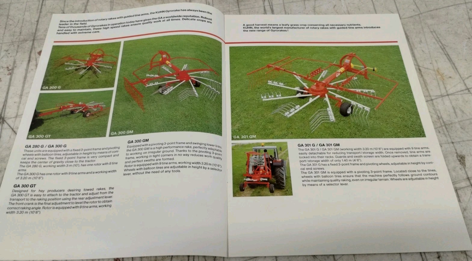 1991 Kuhn GA Gyrorakes Dealer&rsquo;s Brochure 91.04.004.4.91