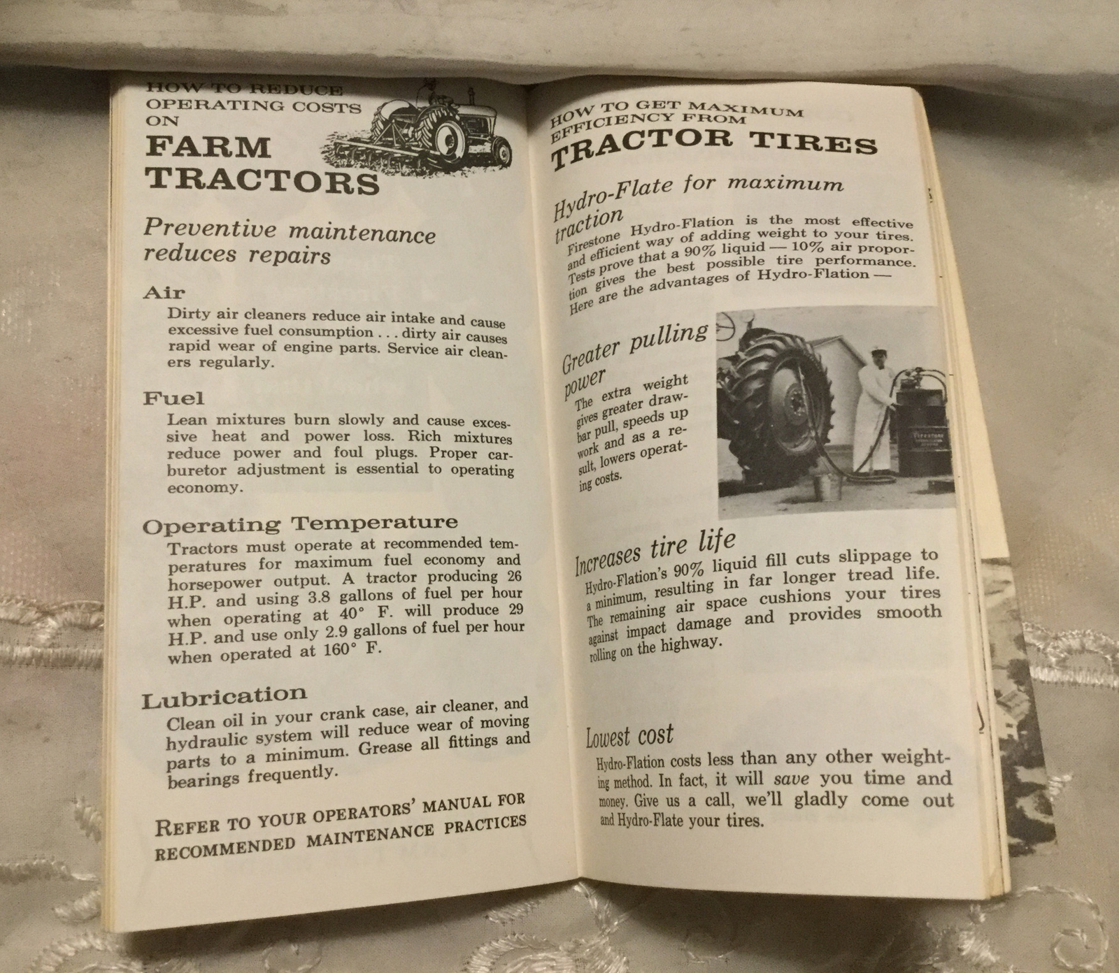 Vintage 1959 Firestone Advertising Farm Notebook W/Helpful Farm Tips-Unused