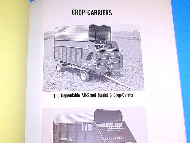 108 PAGES VTG 1968 SPERRY RAND NEW HOLLAND FORAGE EQUIPMENT PRODUCT BOOK CATALOG