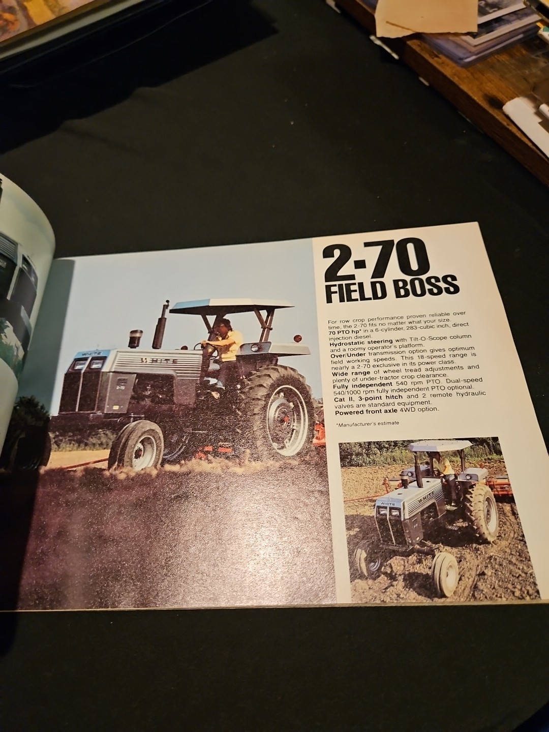 1979 White Farm Equipment Catalog Tractor