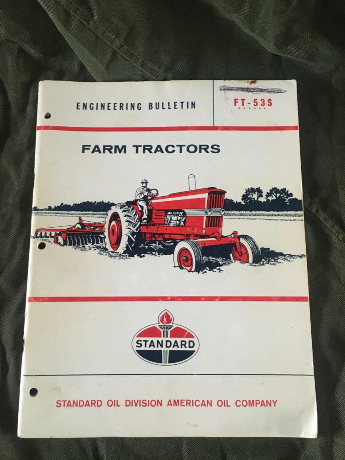 Vintage Standard Oil Division Engineering Bulletin – Farm Tractors