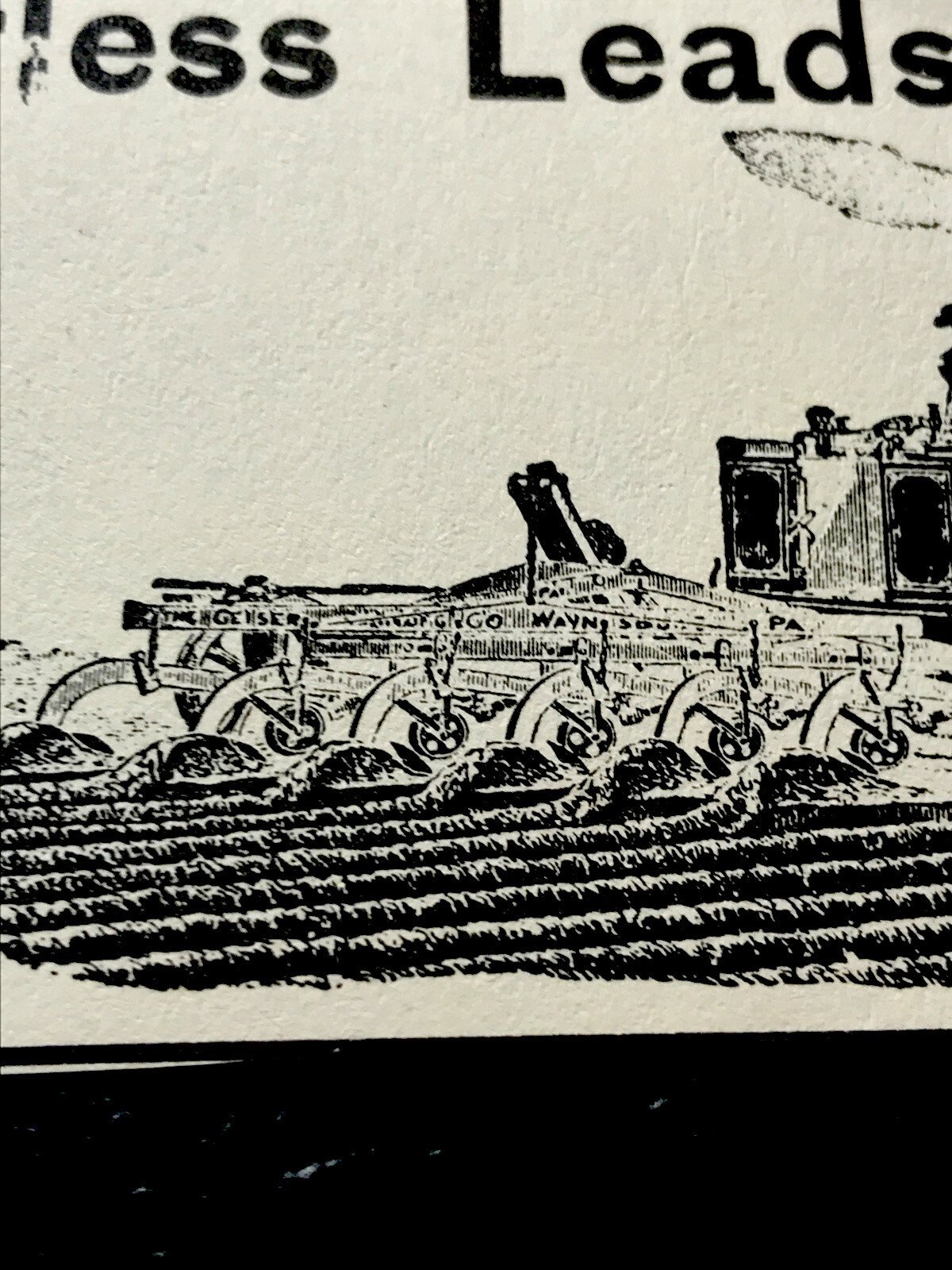 1889 Peerless Engines Farm Tractor Advertising – Waynesboro – Pennsylvania