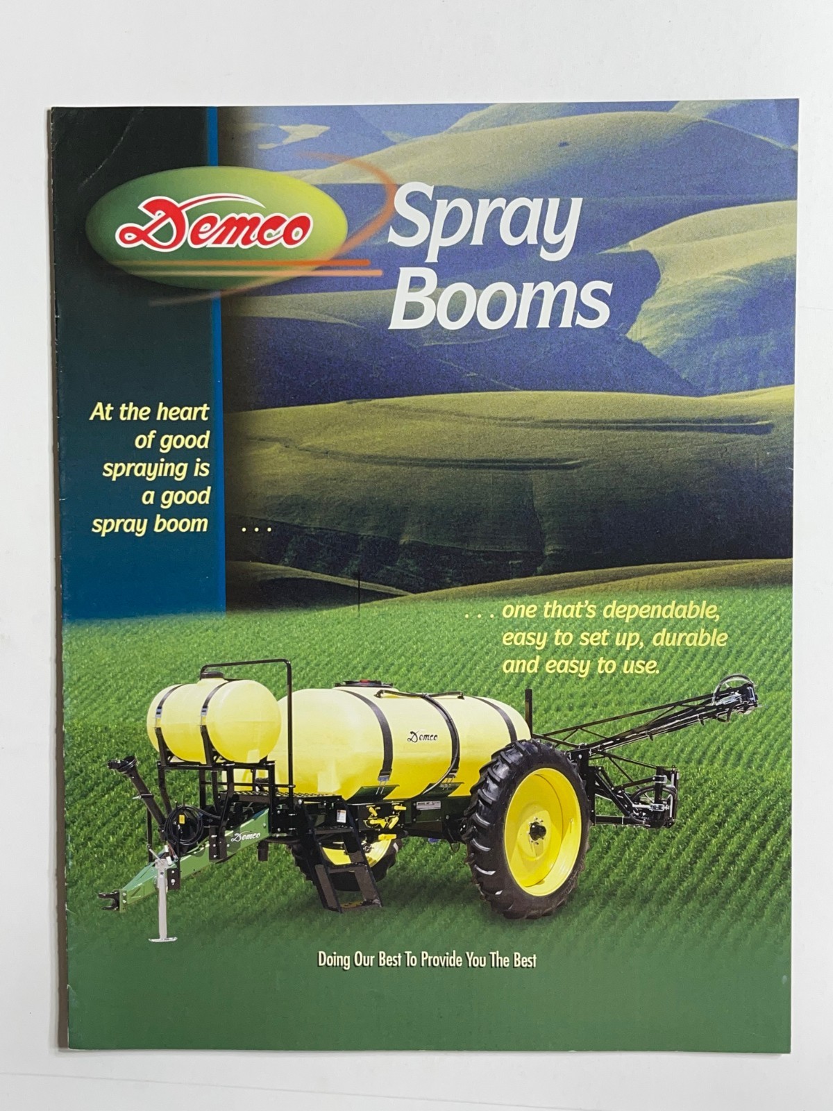 Demco Spray Booms – Sales Brochure *Showroom Sales Booklet* (2009)