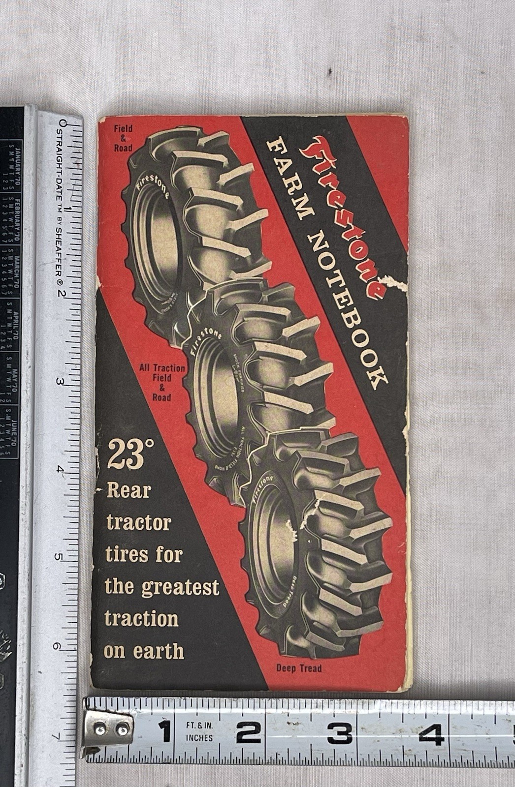 1967 Firestone Farm Notebook Tractor Tire Advertising Ed Hamil California