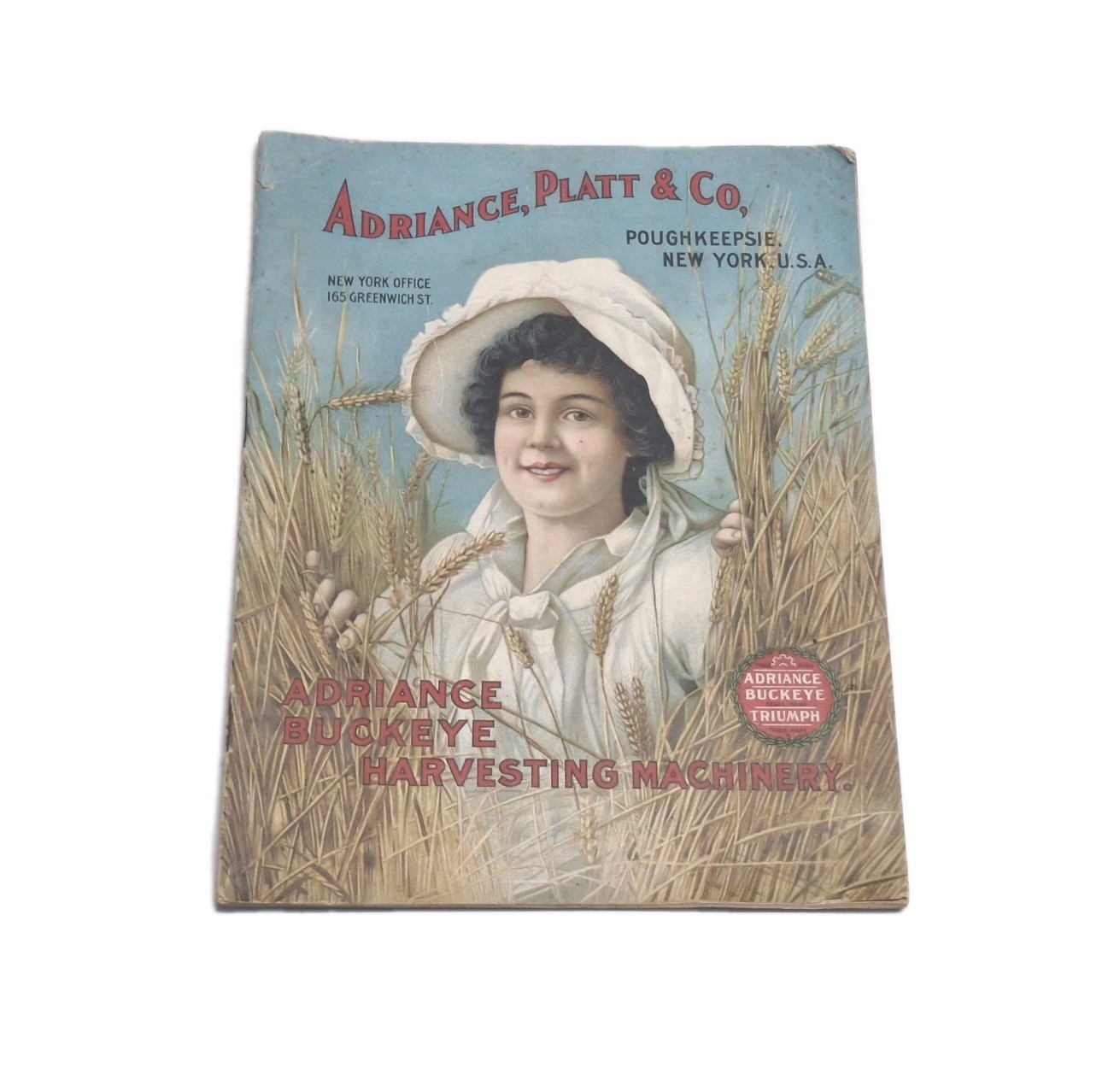 Adriance Platt & Co Harvesting Machinery Farm Book Catalogs Poughkeepsie NY 1900
