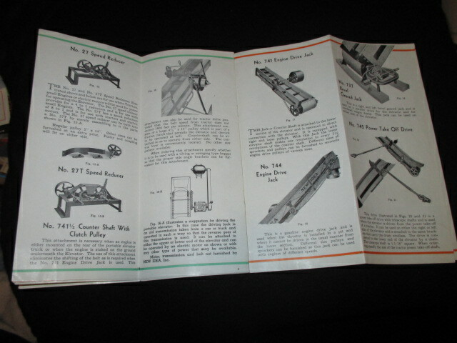 New Idea Portable Elevator & Horn Hydraulic Loaders Brochures