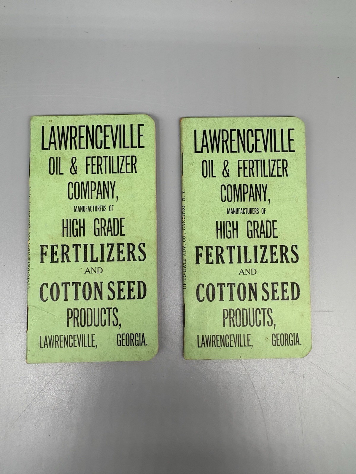 Lawrenceville Oil & Fertilizer 1910s Fert & Cotton Seed Products Georgia