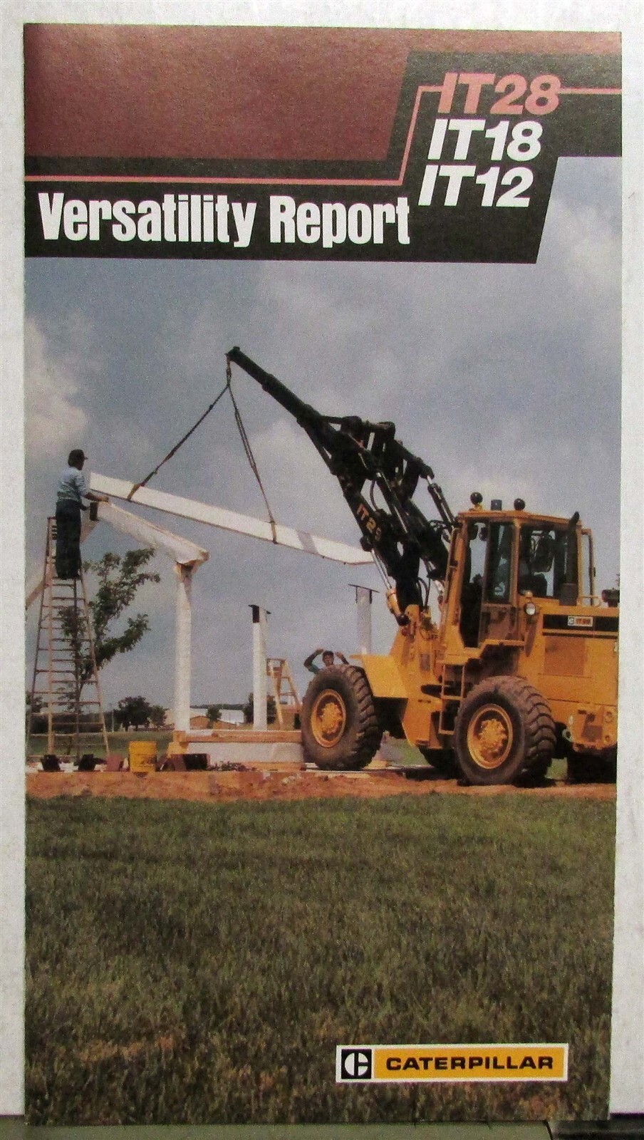 Caterpillar Integrated Toolcarriers Versatility Report Construction Tri-Folder