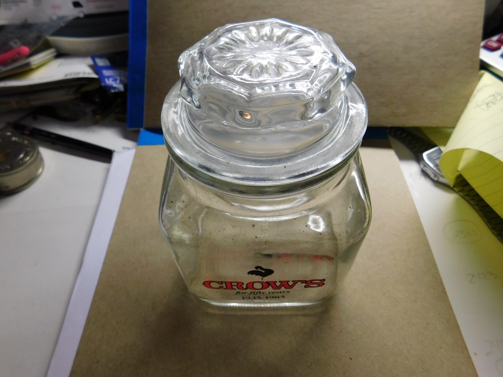 CROWS High-breed Seeds 50th Anniversary candy jar