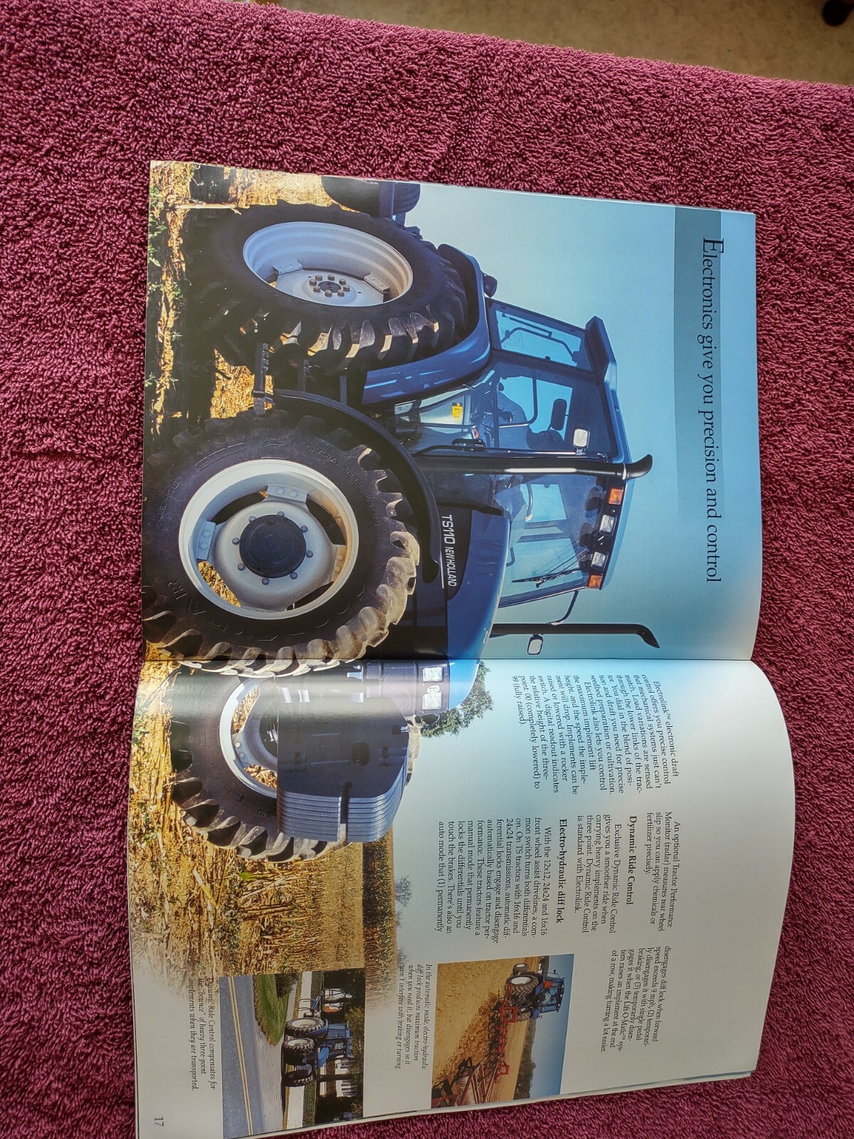 New Holland Ts90 ts100 ts110 Tractor Brochure Advertising Literature lot of 3