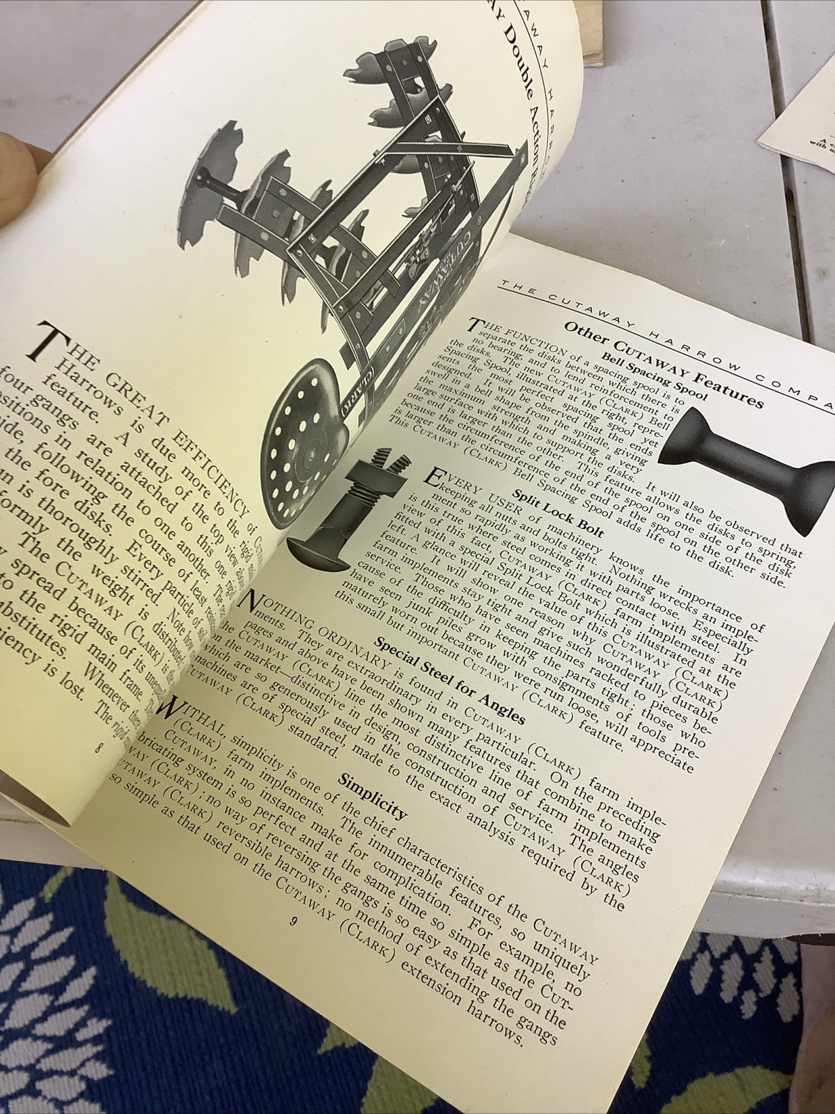The Cutaway Harrow Company Farm equipment catalog vintage Harrow Higganum CT