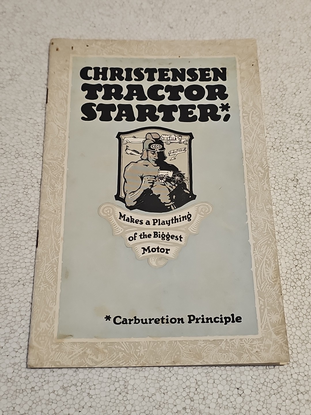 Original Christensen Tractor Starter Brochure 1920s-30s