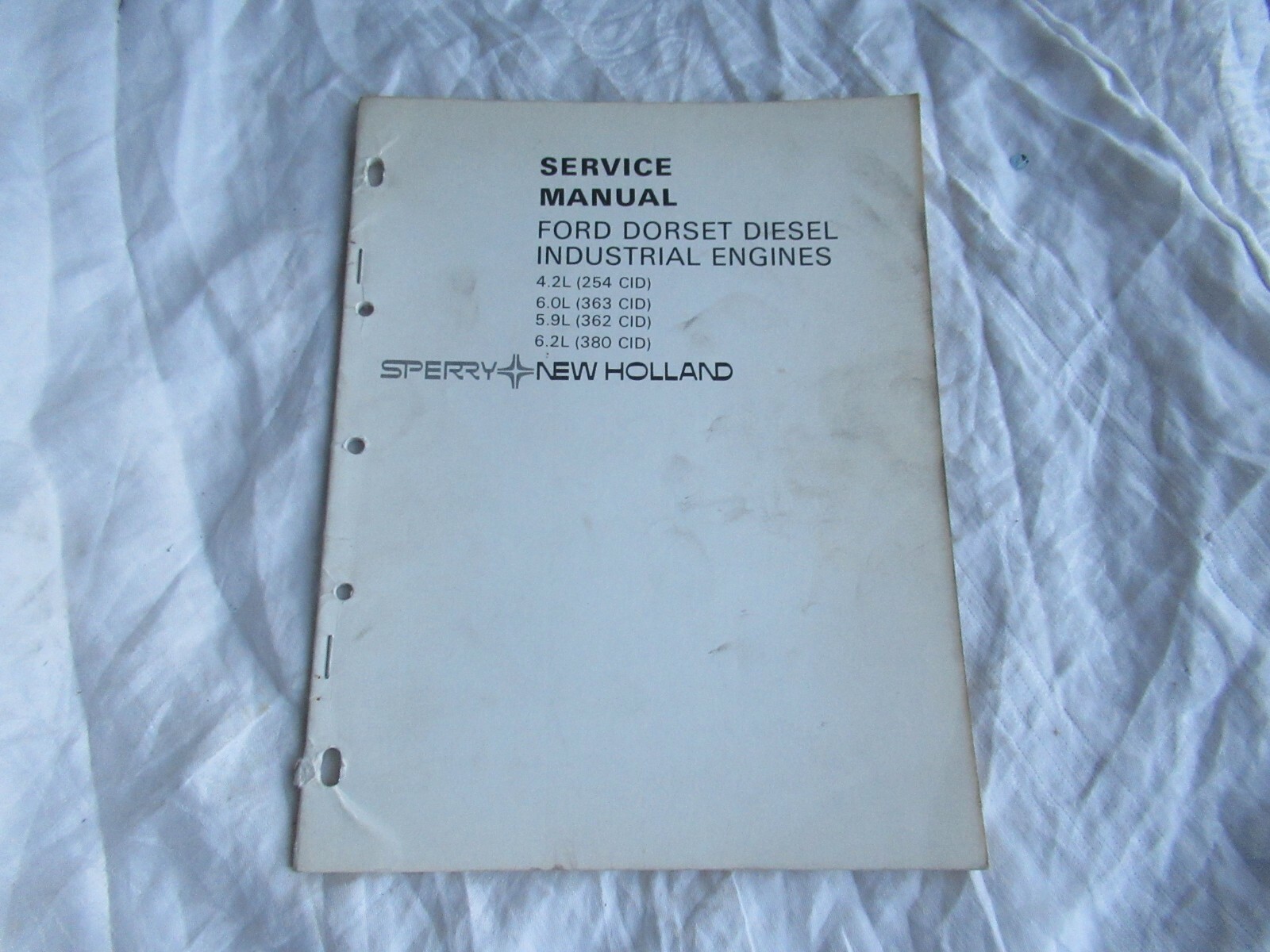 New Holland Ford Diesel Industrial 254 380 Engine Repair Shop Service Manual