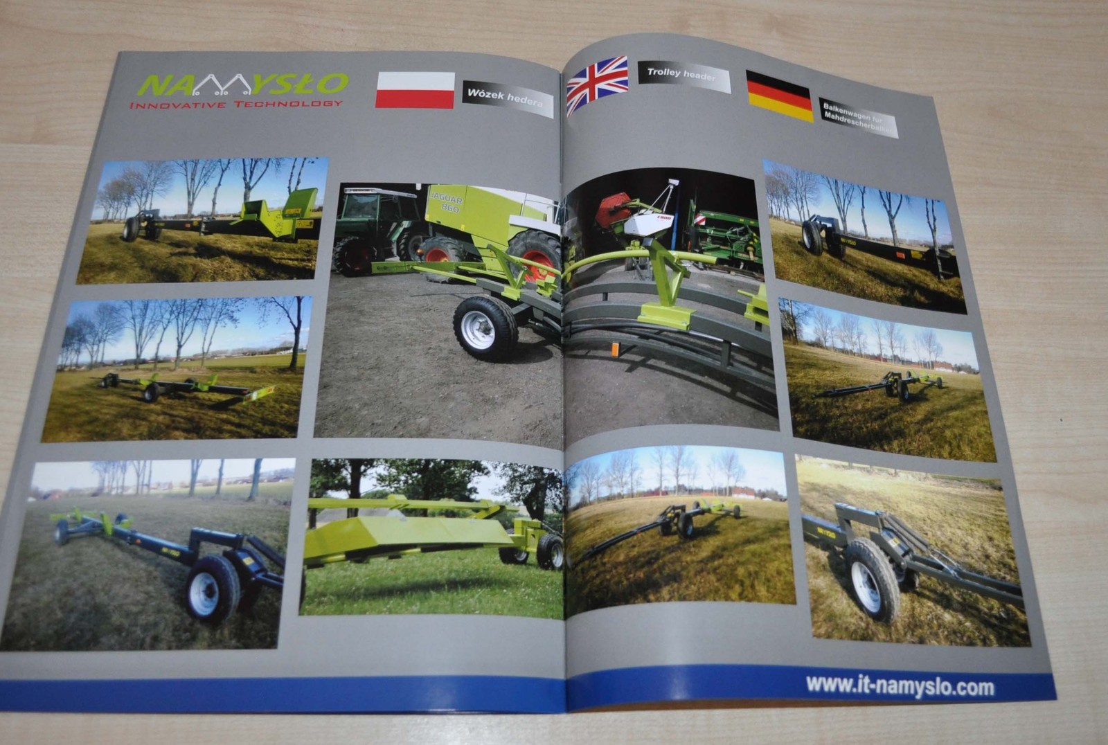 2015 Namyslo Agricultural Machinery Polska Brochure Prospekt