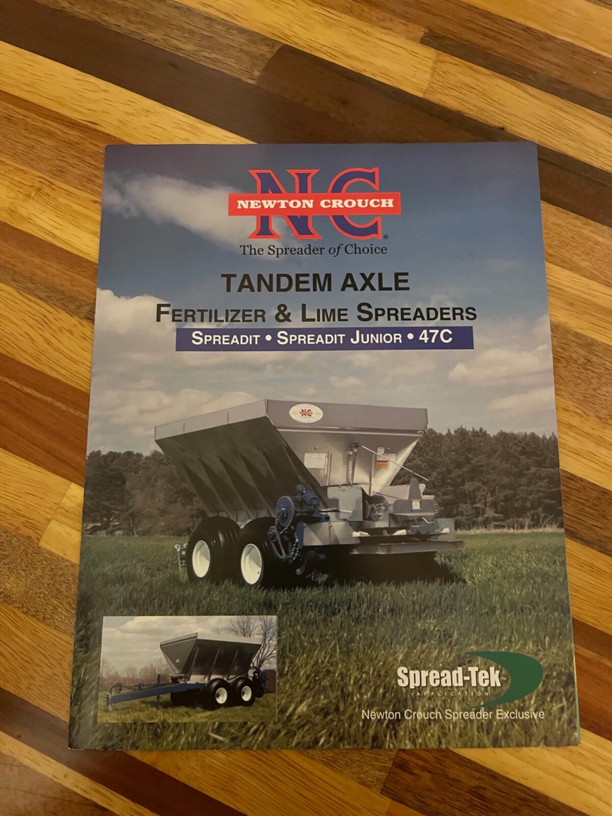 Newton Crouch Fertilizer & Lime Spreaders sales brochure