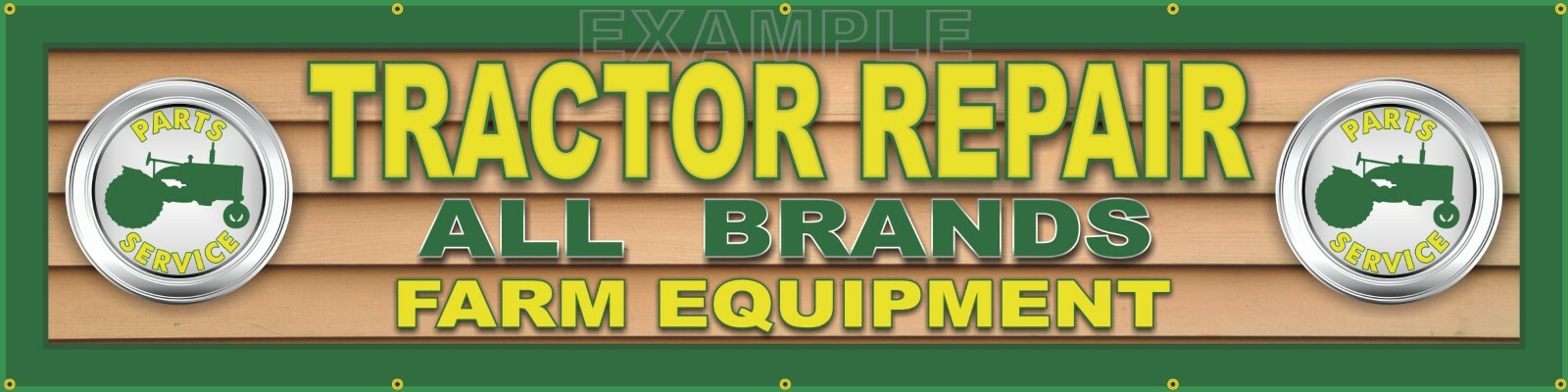 TRACTOR REPAIR GENERIC DEALER LETTER SIGN REMAKE LARGE BANNER MURAL XXL SIZES