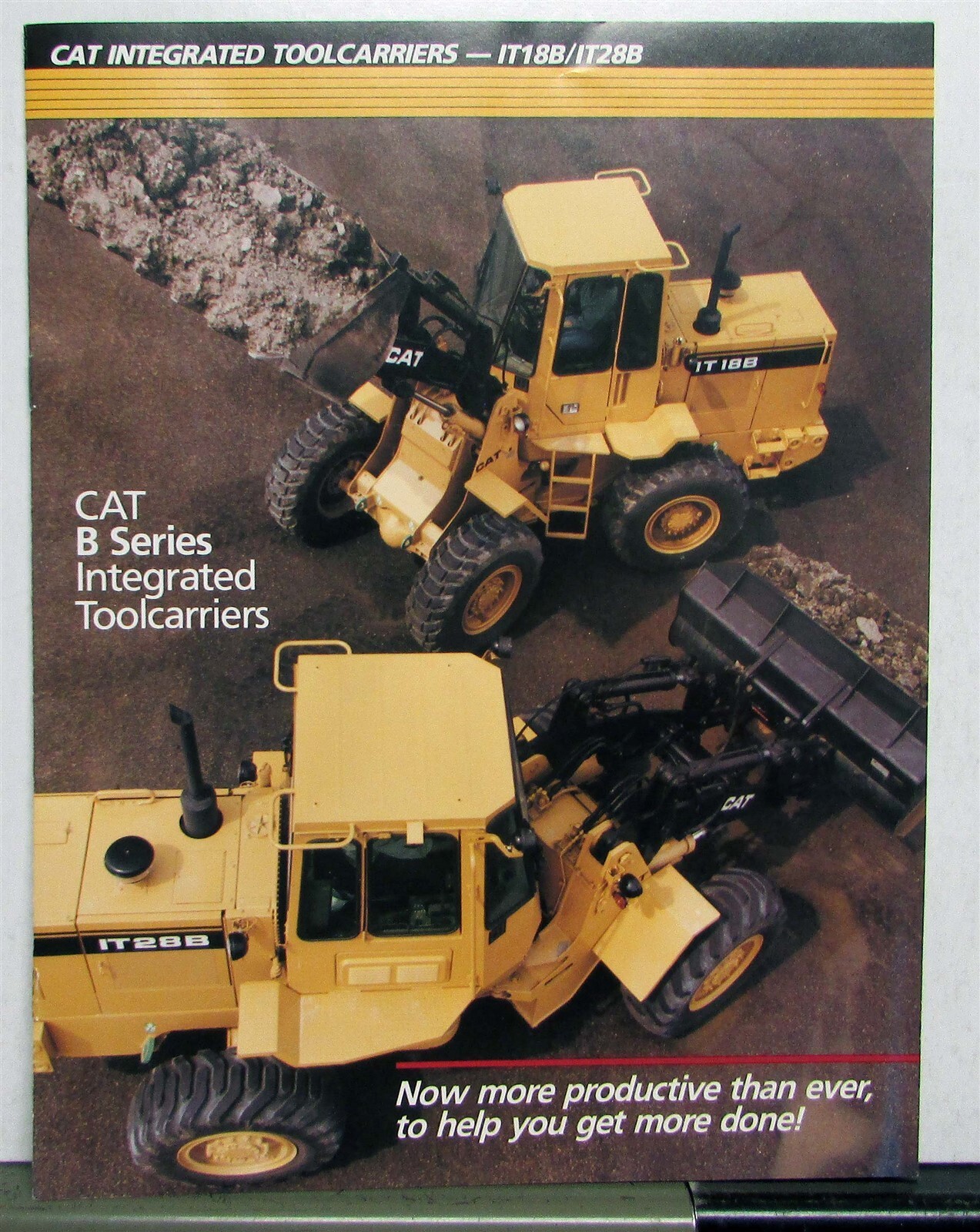 1990s Cat B Series Integrated Toolcarrier Features Specifications Sales Brochure