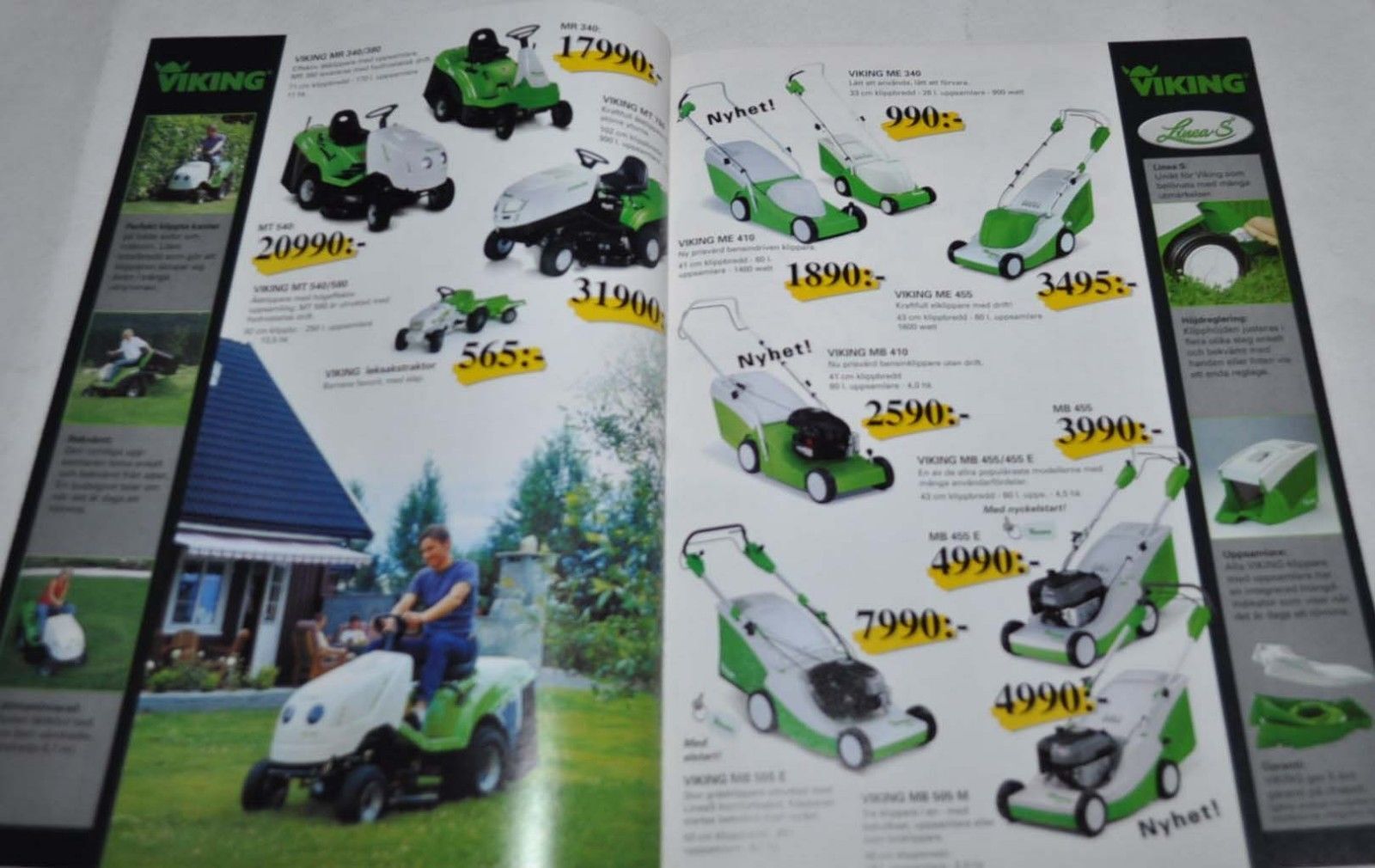 Viking 2001 Gardening Equipmentt Brochure Prospekt