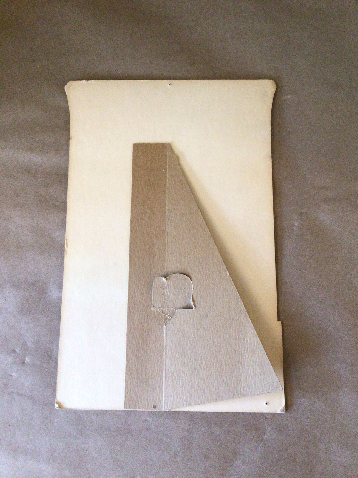 SMOKEY THE BEAR ORIGINAL 1963 MATCHBOOK STAND UP CARDBOARD COUNTER DISPLAY SIGN