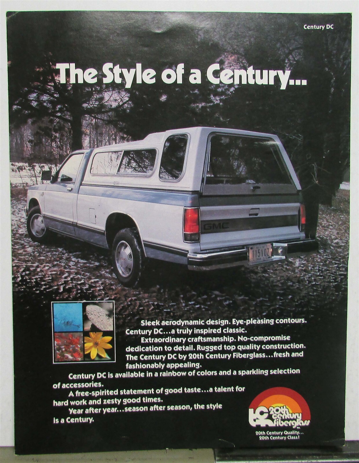 1981 20th Century Fiberglass Century DC Optional Features Sales Folder