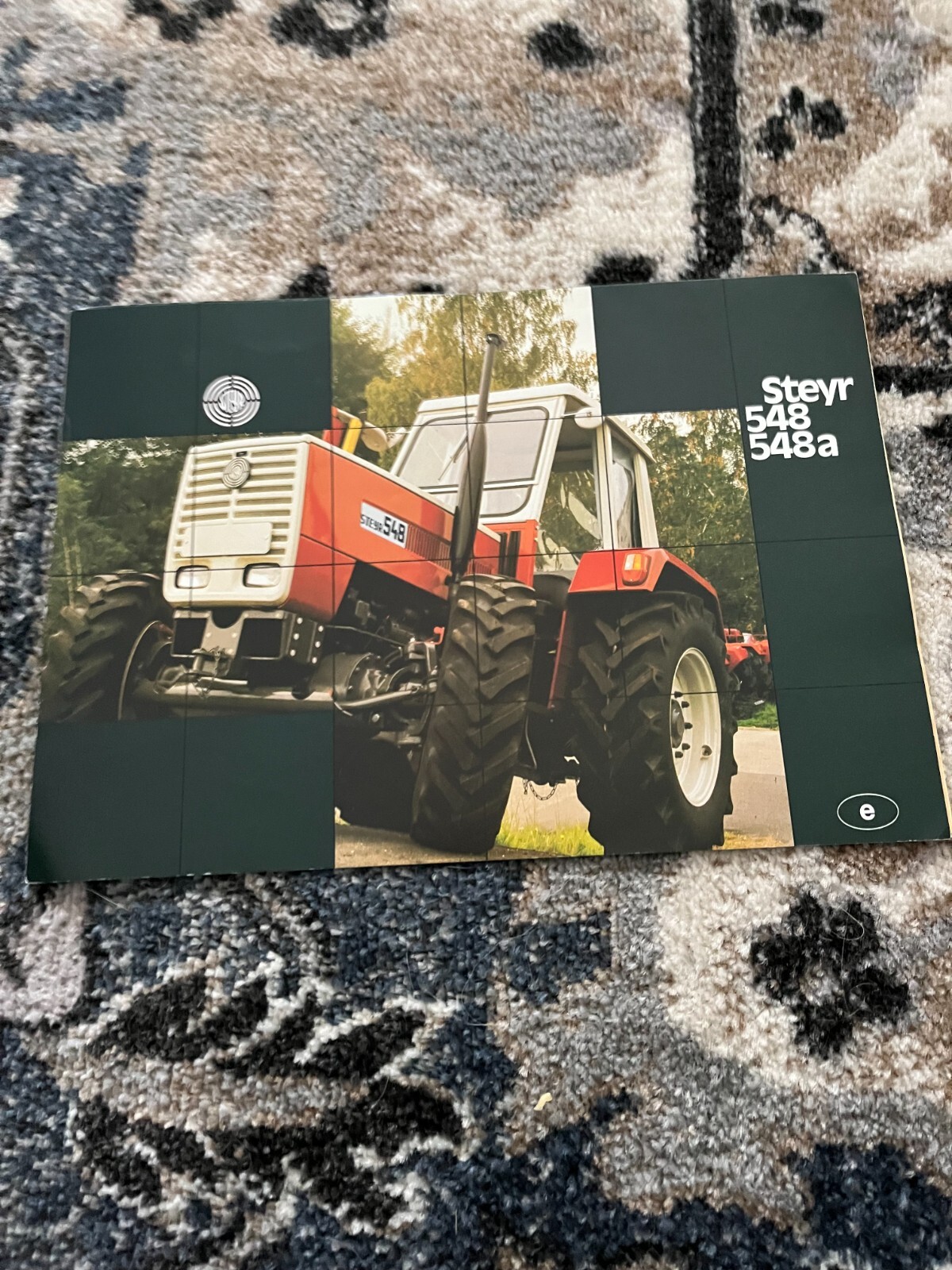 Steyr 548 548A Tractor Brochure FCCA