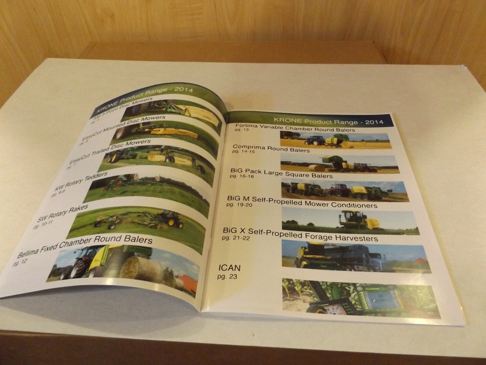 KRONE PRODUCT RANGE 2014.