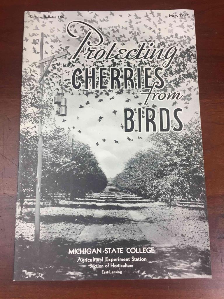 Vintage 1937 MSU Michigan State College Protecting Cherries from Birds 22 pgs