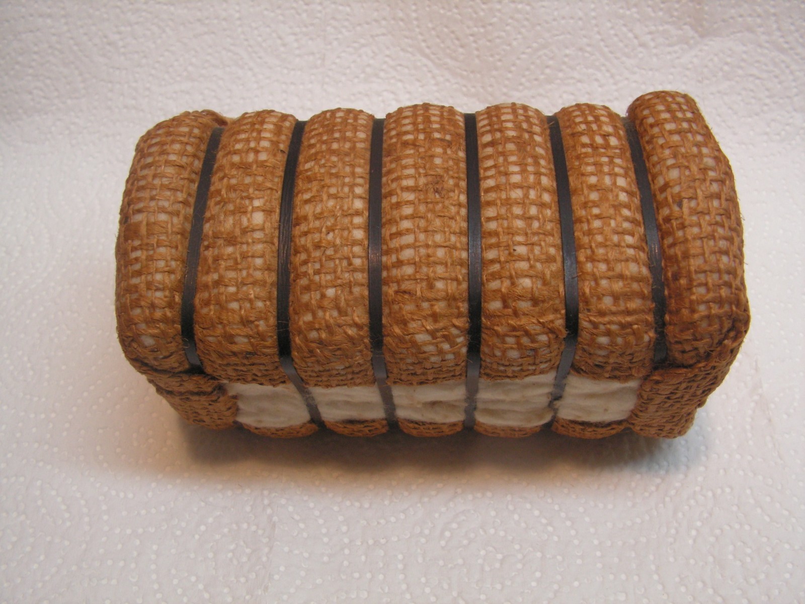 Vintage Cotton Bale Souvenir From EGYPT Per Habitat Center – Small Miniature