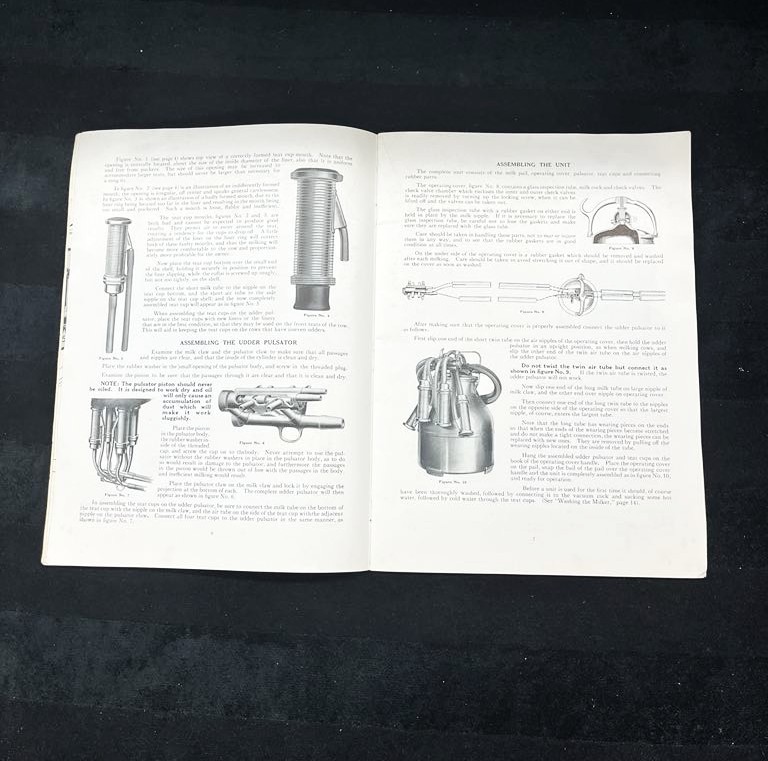 1928 DeLaval Milker Instruction Manual for Operation and Care