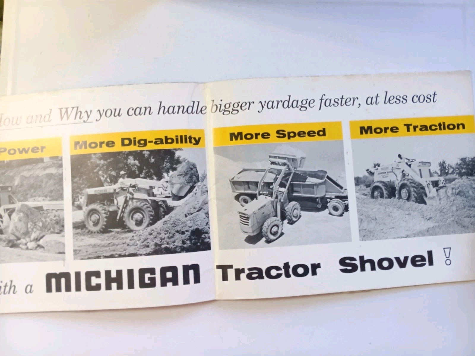 Clark Michigan Large Poster Power TRAINS for Wheel Loader