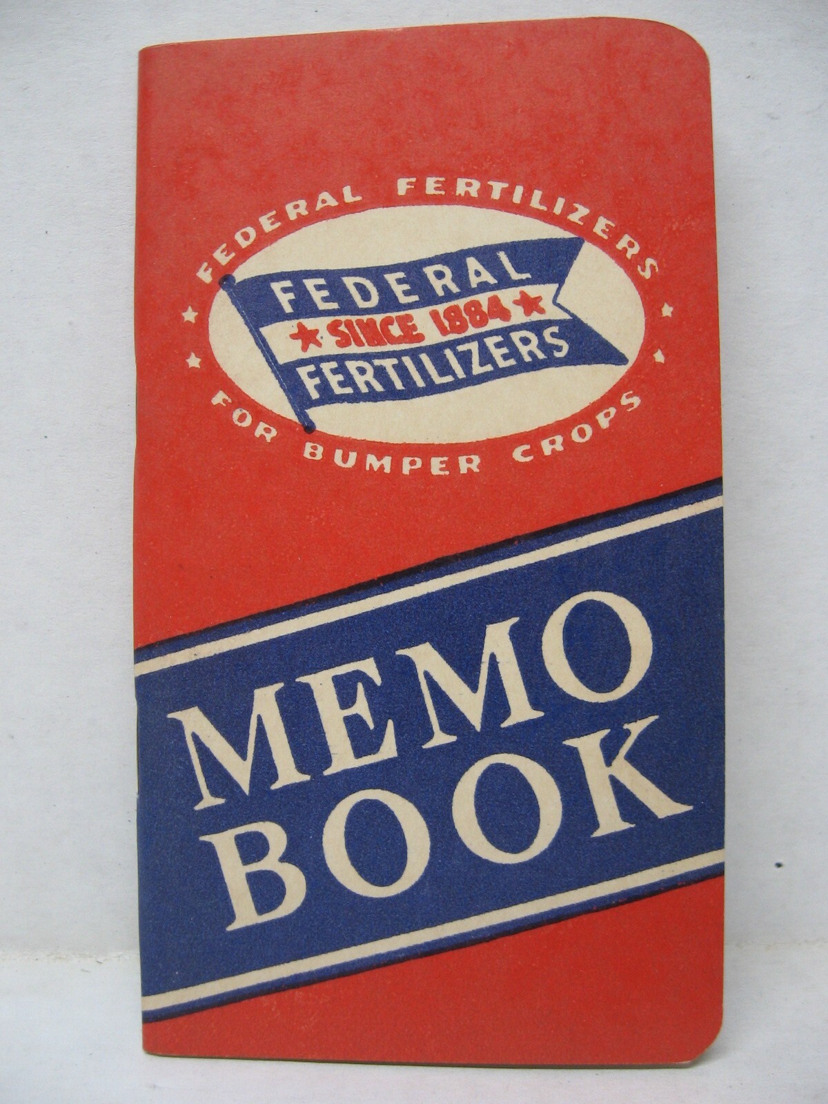 Vintage Federal Fertilizers Memo Note Book