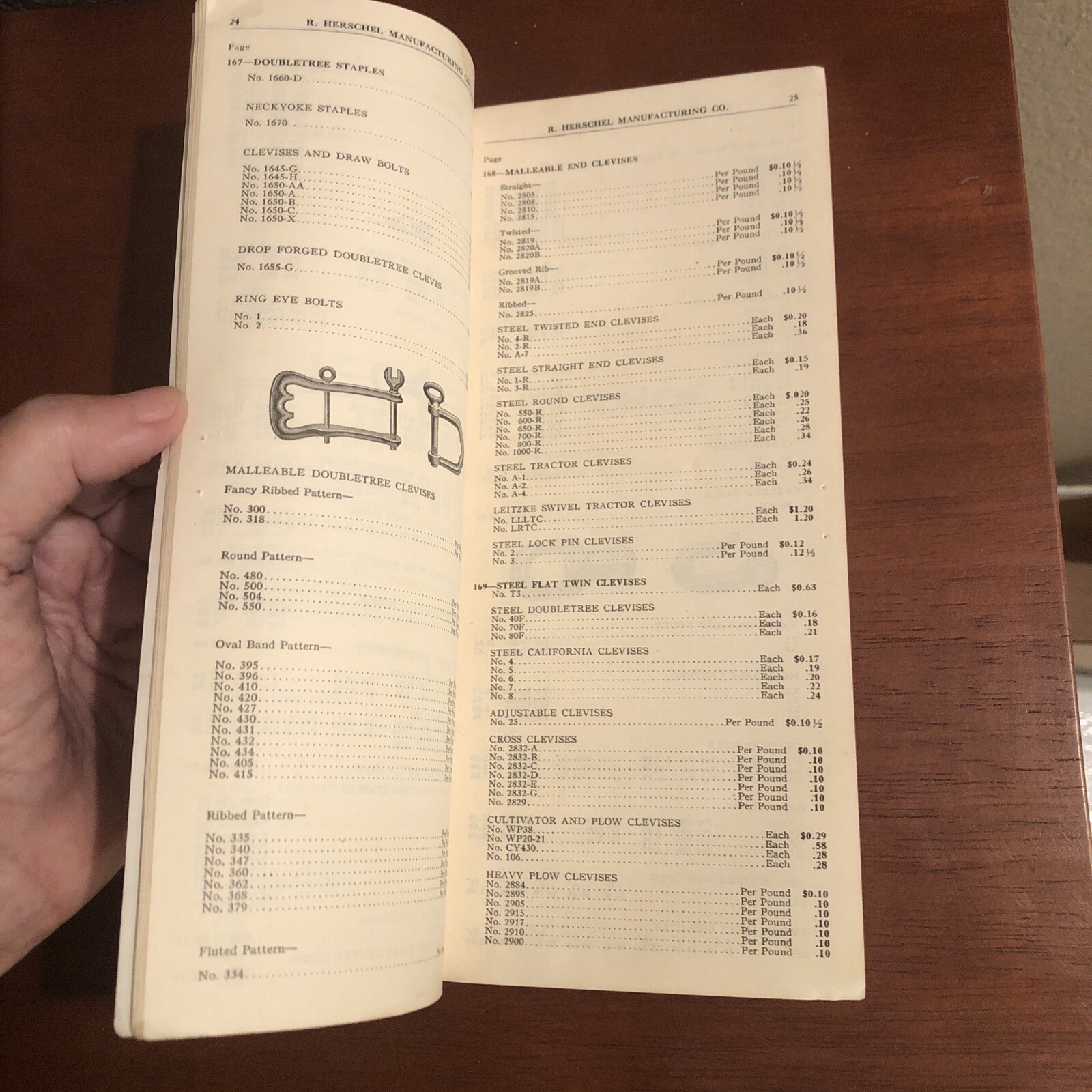 1937 HERSCHEL MANUFACTURING Price List ~ Catalog 83 ~ East Peoria, IL ~ VINTAGE