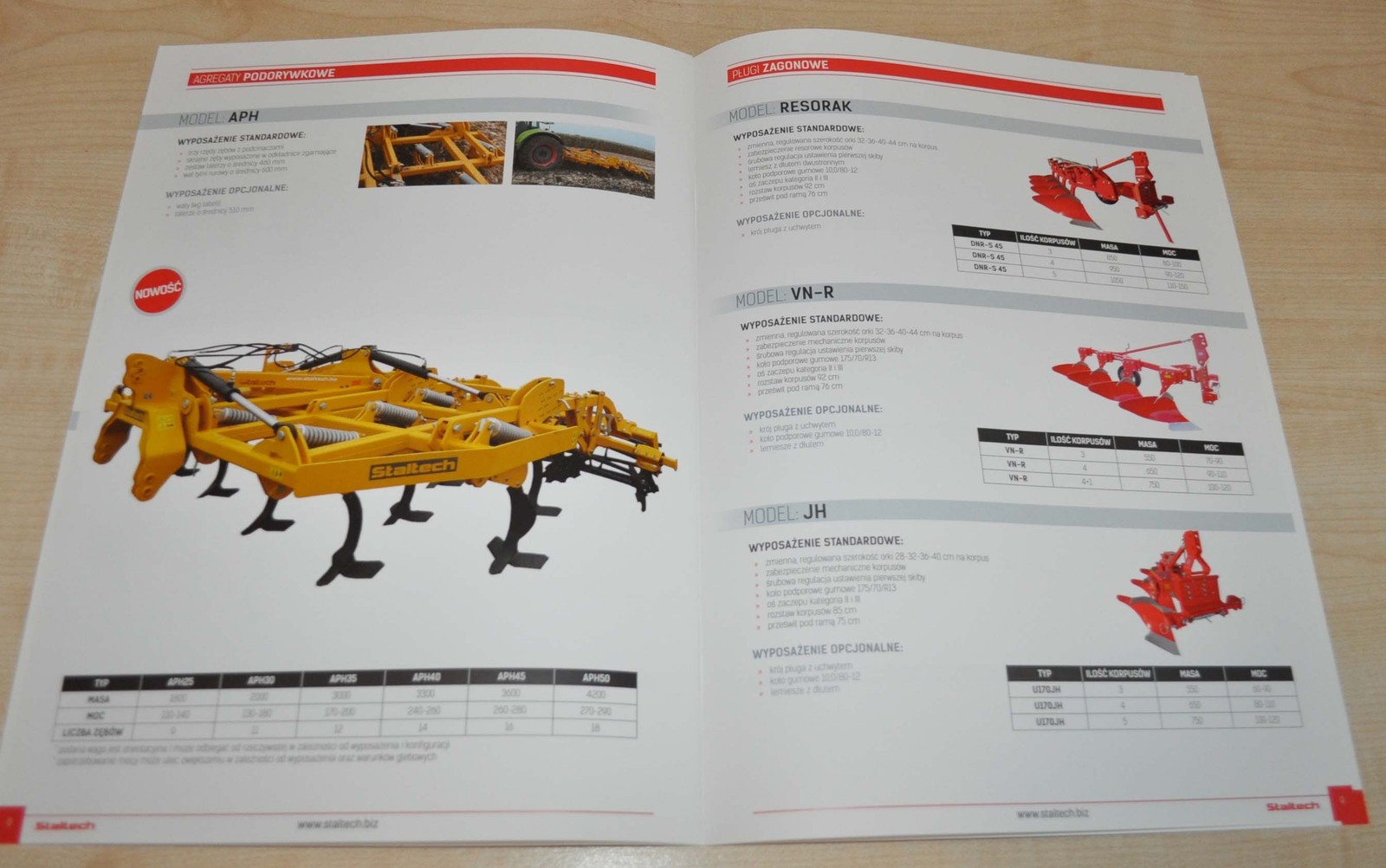 2015 Staltech Agricultural Machinery Polska Brochure Prospekt