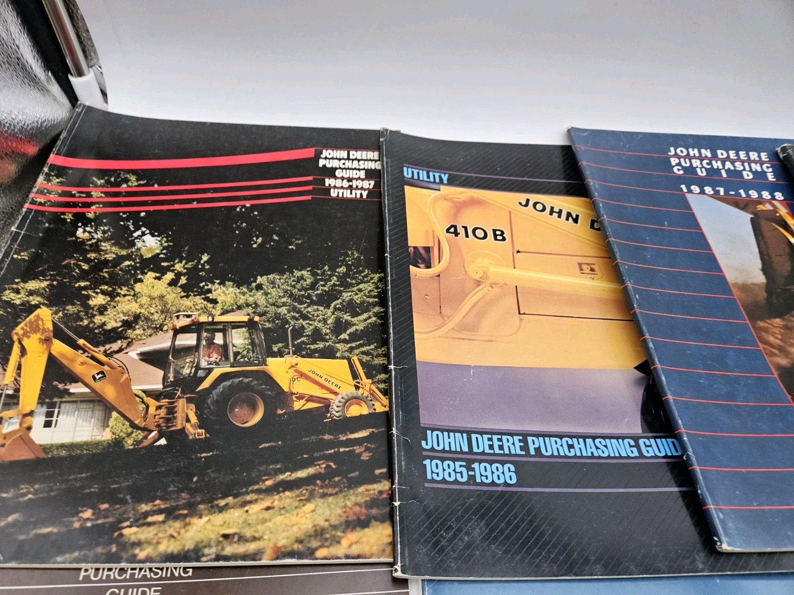 1980s John Deere Excavator Loader Construction Utility Purchasing Guide Lot 15
