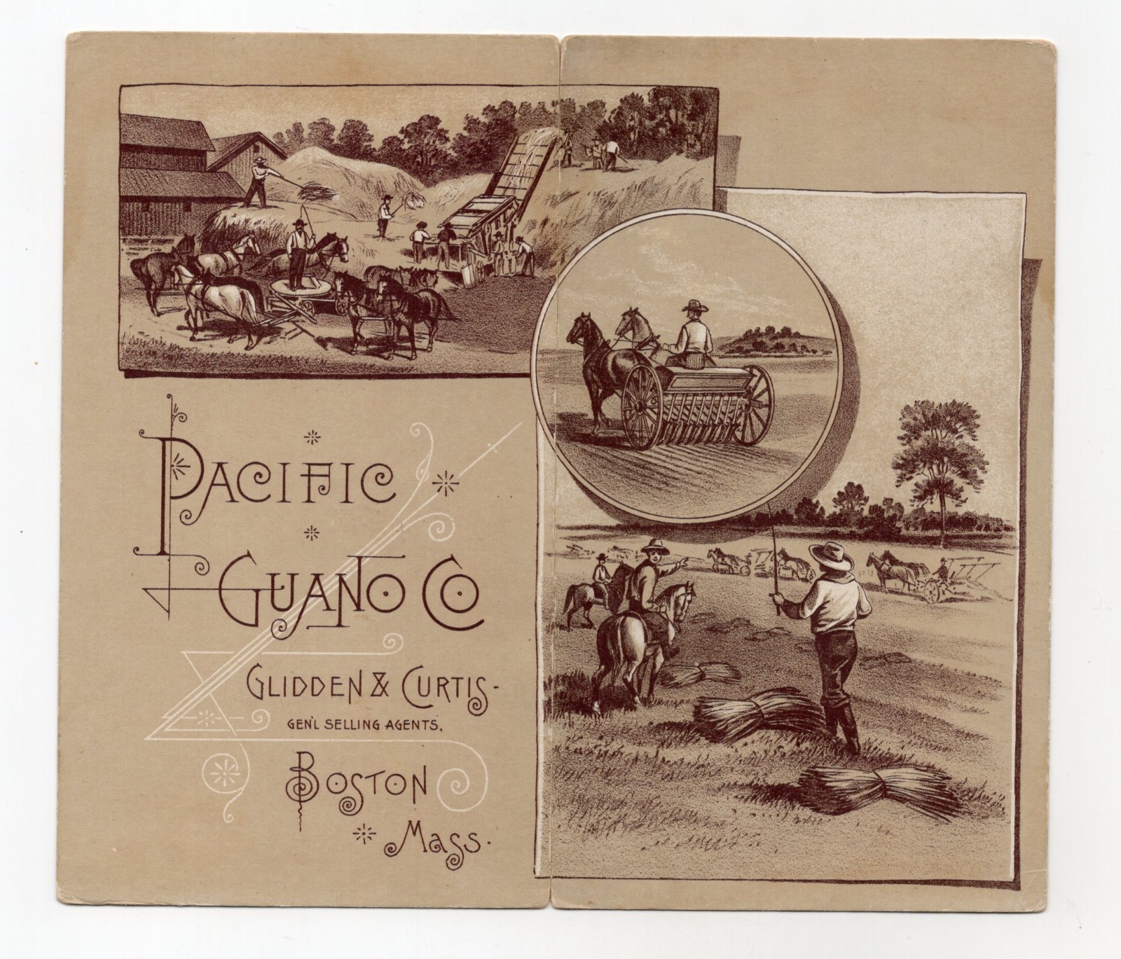 c1900s – Pacific Guano Co Glidden & Curtis Boston Massachusetts Pamphlet – XL4E