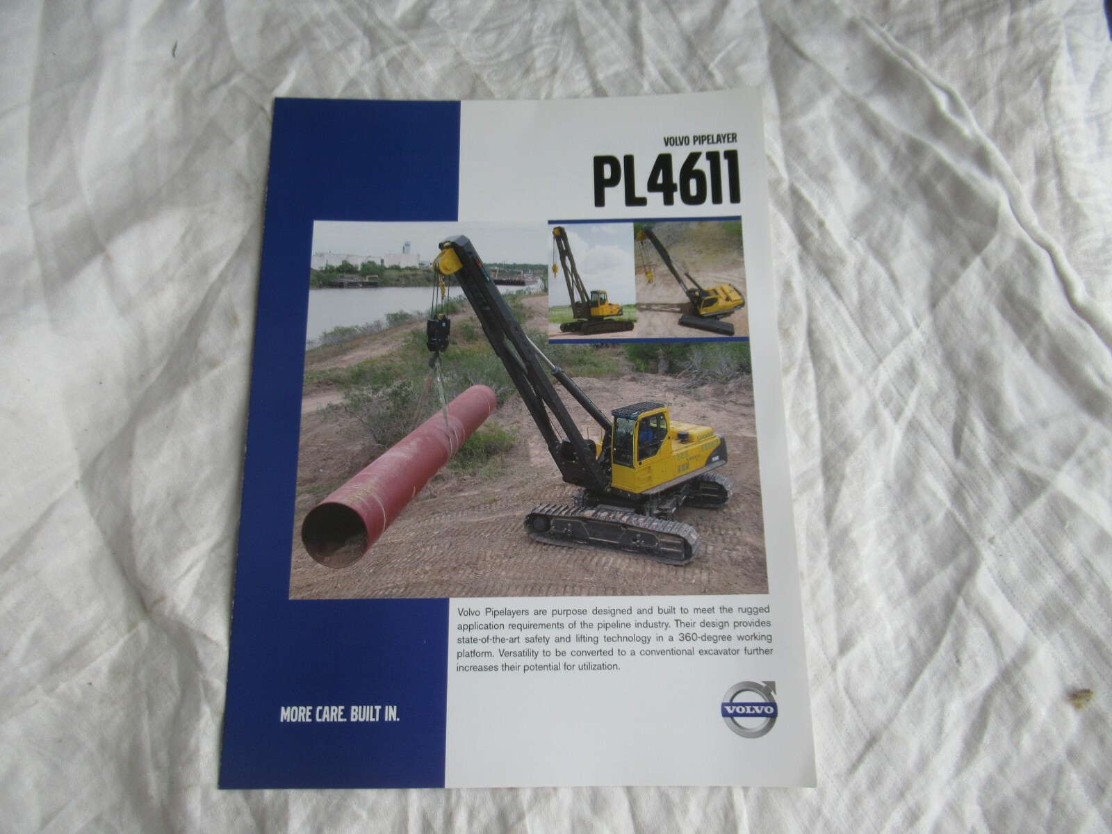 Volvo PL4611 pipelayer brochure
